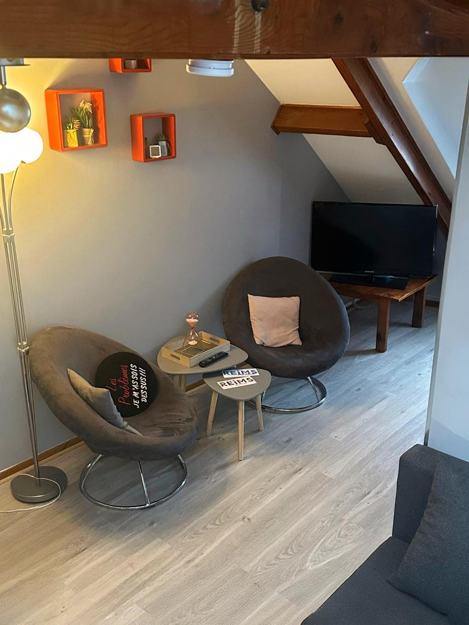 Elegance & Confort - Appart Pres Caves Au Coeur De Reims Eksteriør billede